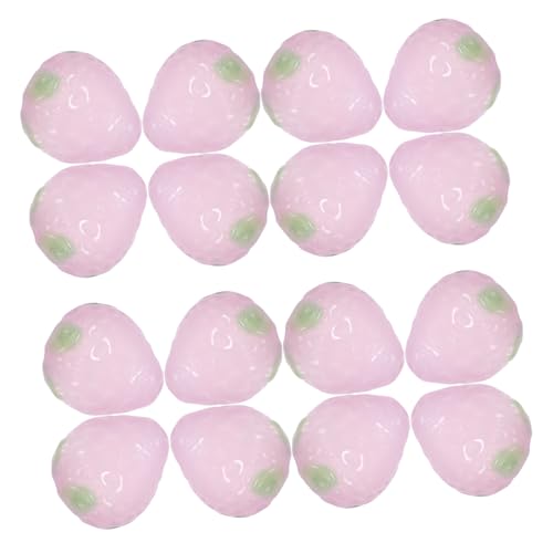SEWOART 20 Stück Teiliges Erdbeer Charms zum Schmuck Basteln Handgemachte Diy Perlen Kreative Lose Beads für Armbänder Halsketten Schmuckzubehör Zarte Rosa Farbtöne SEWOART 20 Stück Teiliges Erdbeer Charms zum Schmuck Basteln Handgemachte Diy Perlen Kreative Lose Beads für Armbänder Halsketten Schmuckzubehör Zarte Rosa Farbtöne von SEWOART