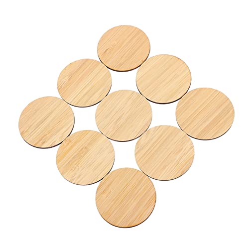 SEWOART 20 Stück Unfertige Runde DIY Malfläche Premium Haltbare Kreise für Kreative Projekte Durchmesser für Bastelideen Hochzeiten und Geburtstagsdekorationen von SEWOART