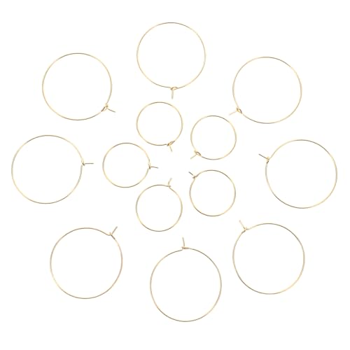 SEWOART 200 Stück DIY Ohrringringe Rund Earring Hoops für Schmuckherstellung und Basteln Leicht Zusammenzubauen für Frauen und Kreative Schmuckprojekte SEWOART 200 Stück DIY Ohrringringe Rund Earring Hoops für Schmuckherstellung und Basteln Leicht Zusammenzubauen für Frauen und Kreative Schmuckprojekte von SEWOART