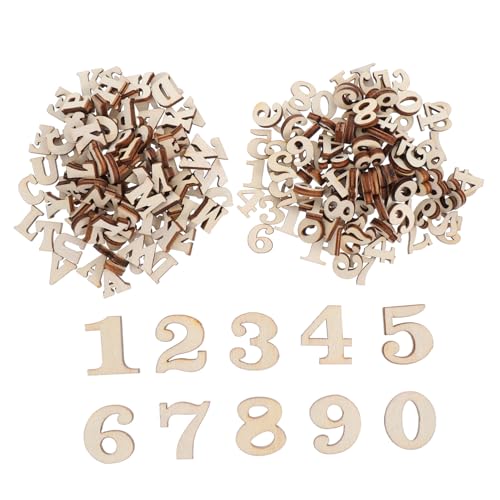 SEWOART 200 Stück Holzbuchstaben und Zahlen Set Blanko Holz Alphabet und Ziffern für Diy Bastelprojekte Wanddekoration und Frühkindliches Lernen Natürliche Holzornamente für Kreative Kunst SEWOART 200 Stück Holzbuchstaben und Zahlen Set Blanko Holz Alphabet und Ziffern für Diy Bastelprojekte Wanddekoration und Frühkindliches Lernen Natürliche Holzornamente für Kreative Kunst von SEWOART