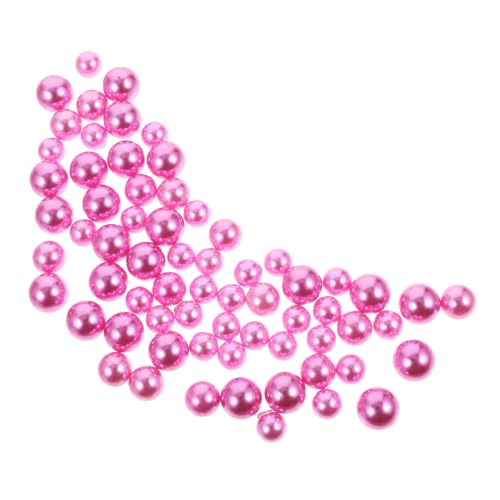 SEWOART 200 Stück Perlen Herstellung Bausätze Perle zum Basteln schnell hochzeitsdeko hochzeit dekoration kerzendeko wohnraumdeko beads Vasendekorfüller hochzeitsvasenfüller Plastik Rosa von SEWOART