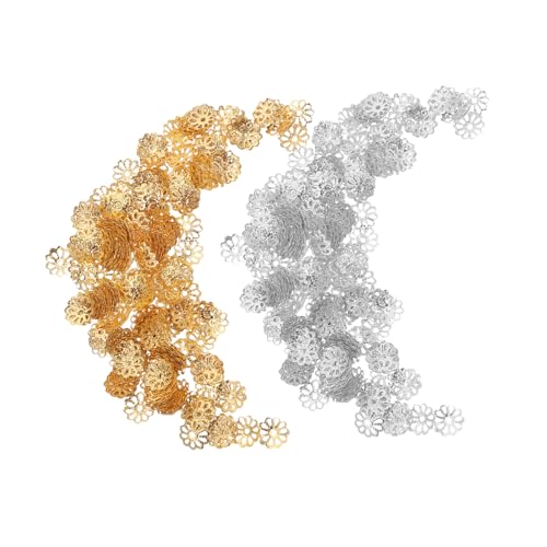 SEWOART 2000 Stück Schneeflocken Blütenperlenkappen Eisen Dekorative Spacer Endkappen für Schmuckherstellung Vielseitig für Armband Halskette Ohrringe Diy Schmuckzubehör SEWOART 2000 Stück Schneeflocken Blütenperlenkappen Eisen Dekorative Spacer Endkappen für Schmuckherstellung Vielseitig für Armband Halskette Ohrringe Diy Schmuckzubehör von SEWOART