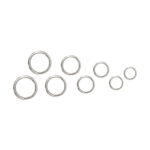 SEWOART 200stücke Edelstahl Schlüsselring Ringe Für Taschenverschluss Schmuck Diy Offene Ringe Für Schlüsselbund Und Bastelprojekte SEWOART 200stücke Edelstahl Schlüsselring Ringe Für Taschenverschluss Schmuck Diy Offene Ringe Für Schlüsselbund Und Bastelprojekte von SEWOART