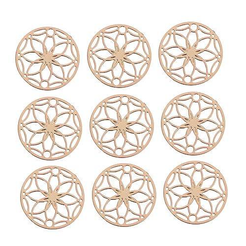 SEWOART 200stücke Kupfer Blumen Anhänger Für Diy Schmuckherstellung Halsketten Armband Ohrringe Bastel Zubehör Pendent Versorgung von SEWOART