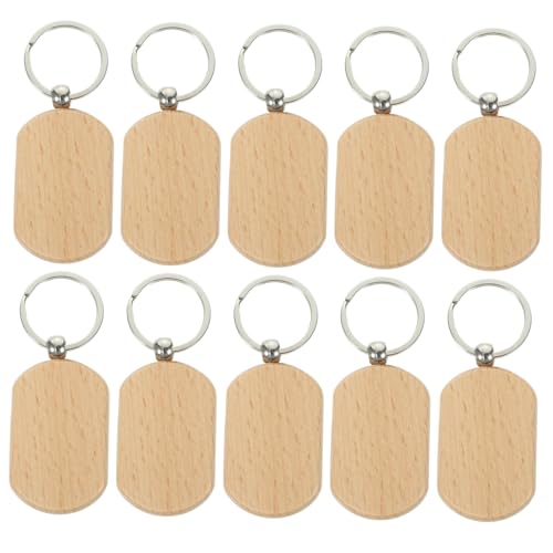 SEWOART 20Stücke Holz Schlüsselanhänger Blanko für DIY Gravur und Malerei Robuste Holzschlüsselketten mit Metallschlüsselringen für Projekte und Kunstwerke SEWOART 20Stücke Holz Schlüsselanhänger Blanko für DIY Gravur und Malerei Robuste Holzschlüsselketten mit Metallschlüsselringen für Projekte und Kunstwerke von SEWOART