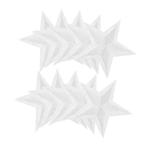 SEWOART 24 Stück Pentagramm-patch Kleidung T-shirt Jeans Jacke Dekorationen Sterne-stickerei Gestickte Aufnäher Für Bekleidungsstücke Sternflicken Aufbügeln Polyester Weiß SEWOART 24 Stück Pentagramm-patch Kleidung T-shirt Jeans Jacke Dekorationen Sterne-stickerei Gestickte Aufnäher Für Bekleidungsstücke Sternflicken Aufbügeln Polyester Weiß von SEWOART