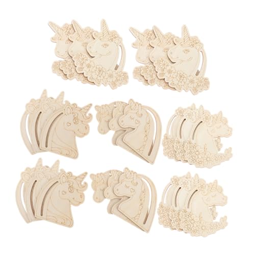 SEWOART 24 Stück Teiliges DIY Holzfiguren Einhorn zum Bemalen Natürliche Holzanhänger für Kreative Bastelprojekte Unbemalte Holzscheiben für Individuelle Dekoration und Geschenkideen SEWOART 24 Stück Teiliges DIY Holzfiguren Einhorn zum Bemalen Natürliche Holzanhänger für Kreative Bastelprojekte Unbemalte Holzscheiben für Individuelle Dekoration und Geschenkideen von SEWOART