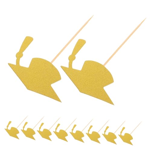 SEWOART 24 Stück Teiliges Graduation Cupcake Toppers Abschlussfeier Dekoration für Schule und Party Kreative Tortendeko Einfach Einzusetzen für Absolventen Feierlichkeiten von SEWOART