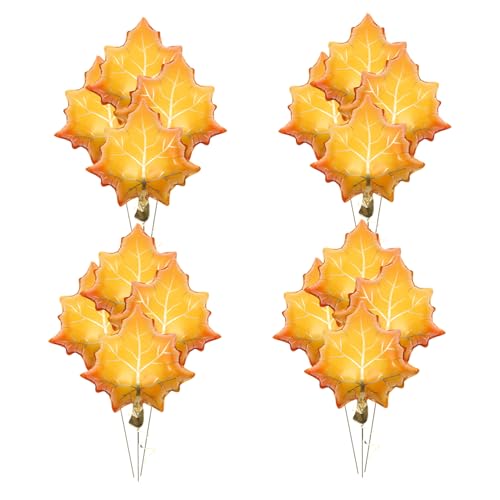 SEWOART 25 Stück Aluminium Folienballons in Ahornblattform Herbstliche Dekoration für Erntedankfest und Saisonale Partys Einfache Befüllung Vielseitig Einsetzbar für Innen und Außen SEWOART 25 Stück Aluminium Folienballons in Ahornblattform Herbstliche Dekoration für Erntedankfest und Saisonale Partys Einfache Befüllung Vielseitig Einsetzbar für Innen und Außen von SEWOART