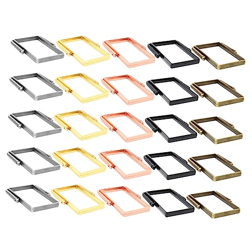 SEWOART 25 Stück Drehbare Lünette aus Legierung Anhänger für die Schmuckherstellung Perlen für Schmuckhersteller Reize schmuck machen Schmuckanhänger bilderrahmen Hohlrahmen für Schmuck SEWOART 25 Stück Drehbare Lünette aus Legierung Anhänger für die Schmuckherstellung Perlen für Schmuckhersteller Reize schmuck machen Schmuckanhänger bilderrahmen Hohlrahmen für Schmuck von SEWOART