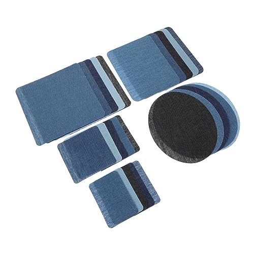 SEWOART 25 Stück T-Shirt-Aufnäher Aufnäher für Jeanshosen groß Flicken aufnähen Patch-Jeans Kleidung jeans patches Jeansflicken Reparaturflicken für Jeans Pullover reparieren Flicken Stoff von SEWOART