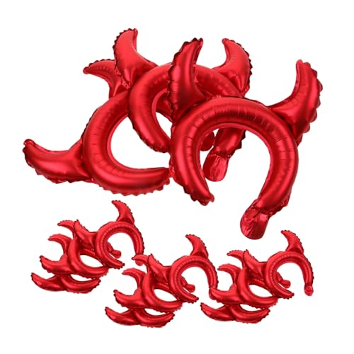 SEWOART 25 Stück Teiliges Halloween Ballons mit Teufelshörnern und Dekorative Luftballons für Halloween Feste und Partys Innen und Außendekoration Diy Partybedarf SEWOART 25 Stück Teiliges Halloween Ballons mit Teufelshörnern und Dekorative Luftballons für Halloween Feste und Partys Innen und Außendekoration Diy Partybedarf von SEWOART