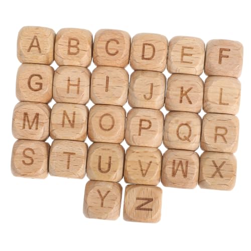 SEWOART 260 Stk. Teiliges Buchstabenwürfel aus Buchenholz Quadratische Alphabet Perlen Leichte Holzperlen für Schmuck Diy Bastelprojekte und Dekoration Vielseitig für Armbänder und SEWOART 260 Stk. Teiliges Buchstabenwürfel aus Buchenholz Quadratische Alphabet Perlen Leichte Holzperlen für Schmuck Diy Bastelprojekte und Dekoration Vielseitig für Armbänder und von SEWOART