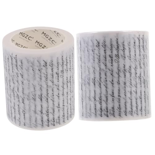 SEWOART 2Rollen Vintage Washi Tape für Scrapbooking Journaling Dekoratives Klebeband DIY Bastelbedarf Ästhetisches Klebeband für Projekte von SEWOART