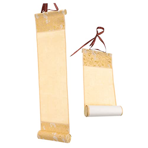 SEWOART 2stücke Leere Chinesische Kalligraphie Schriftrollen Aus Xuanpapier Blanko Scrolls Für Malerei Und Kalligrafie Retro Wanddekoration Für Kreative Kunstwerke SEWOART 2stücke Leere Chinesische Kalligraphie Schriftrollen Aus Xuanpapier Blanko Scrolls Für Malerei Und Kalligrafie Retro Wanddekoration Für Kreative Kunstwerke von SEWOART