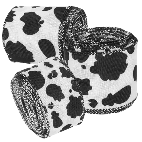 SEWOART 3 Rollen Kuhband Schwarzes Weißes Geschenkband Weißes Drahtband Kuhgirlandenband Mit Kuhdruck Bänder Mit Animal-print Kuh-geschenkpapier Kuhdruckband Kuhbänder Eisen SEWOART 3 Rollen Kuhband Schwarzes Weißes Geschenkband Weißes Drahtband Kuhgirlandenband Mit Kuhdruck Bänder Mit Animal-print Kuh-geschenkpapier Kuhdruckband Kuhbänder Eisen von SEWOART