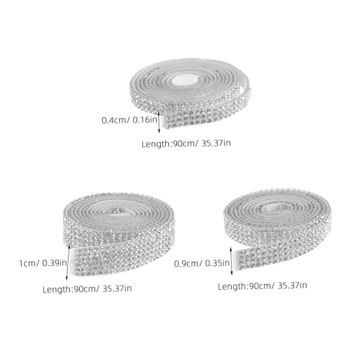 SEWOART 3 Rollen Selbstklebendes Strassband mit Reihen Funkelnder Strasssteine für Textilien DIY Schmuckband zur Kleidung Schuh Taschenverzierung Langlebiger Halt Einfache Anwendung SEWOART 3 Rollen Selbstklebendes Strassband mit Reihen Funkelnder Strasssteine für Textilien DIY Schmuckband zur Kleidung Schuh Taschenverzierung Langlebiger Halt Einfache Anwendung von SEWOART