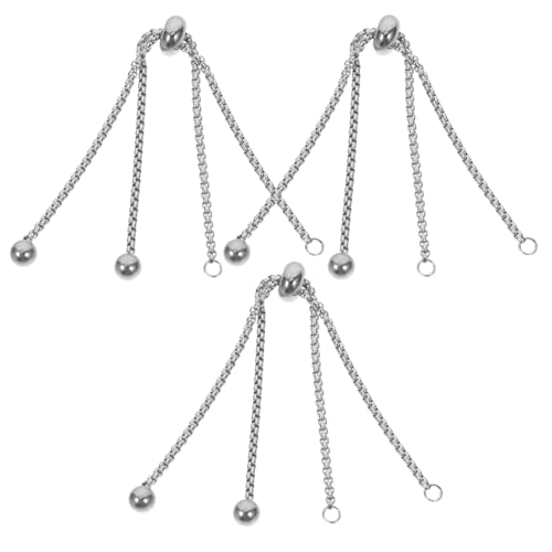 SEWOART 3 Stück Armbandverlängerung Verstellbare Kettenverlängerung für Armbänder Rostfreier Schmuck Diy Zubehör mit Langlebig und Bequem Anpassbar SEWOART 3 Stück Armbandverlängerung Verstellbare Kettenverlängerung für Armbänder Rostfreier Schmuck Diy Zubehör mit Langlebig und Bequem Anpassbar von SEWOART