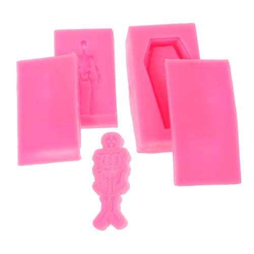 SEWOART 3 Stück Teiliges Halloween Silikonformen Skelett Sarg für Resin Kunst Epoxidharz Schlüsselanhänger Fondant Kuchen Dekoration DIY Basteln Langlebig Detailliert SEWOART 3 Stück Teiliges Halloween Silikonformen Skelett Sarg für Resin Kunst Epoxidharz Schlüsselanhänger Fondant Kuchen Dekoration DIY Basteln Langlebig Detailliert von SEWOART