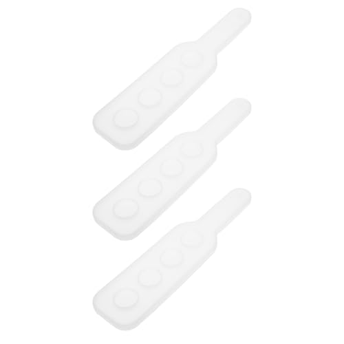 SEWOART 3 Stück Weinglashalter-Formen, Epoxidharz-Silikonform für Schnapstabletts, für DIY-Kristallhandwerk, Bierflug-Paddel-Untersetzer-Formen für Party- und Heimdekoration von SEWOART