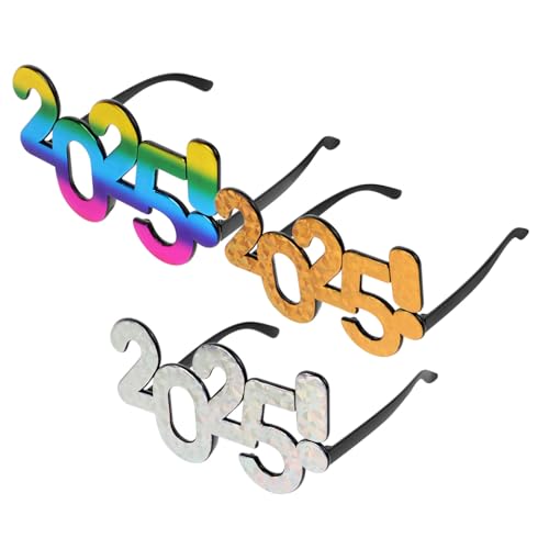 SEWOART 3 Stück lustige Brille Partybrillen für das neue Jahr frohes neues jahr brille Jahre party zubehör party dekoration Kostümzubehör für das neue Jahr Partygeschenke für das neue Jahr SEWOART 3 Stück lustige Brille Partybrillen für das neue Jahr frohes neues jahr brille Jahre party zubehör party dekoration Kostümzubehör für das neue Jahr Partygeschenke für das neue Jahr von SEWOART
