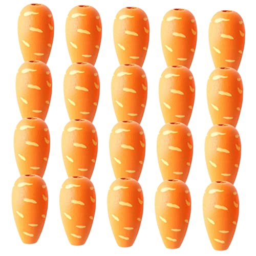 SEWOART 30 Stück Perlenkette aus Karottenholz Girlande ostern mitgebsel teigroller ostern Karottenform dekoring dekoration decor Abstandsperle handgefertigte Holzperlen DIY liefert hölzern SEWOART 30 Stück Perlenkette aus Karottenholz Girlande ostern mitgebsel teigroller ostern Karottenform dekoring dekoration decor Abstandsperle handgefertigte Holzperlen DIY liefert hölzern von SEWOART