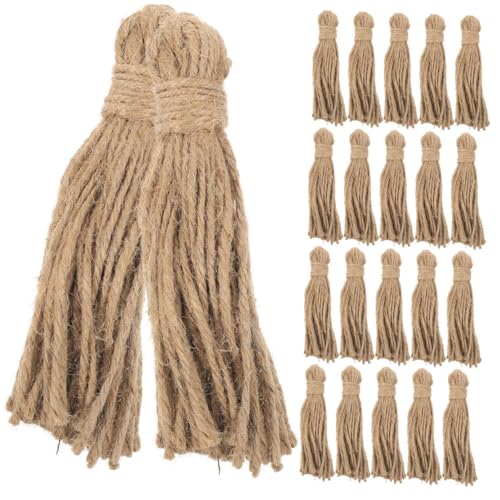 SEWOART 30 Stück Teiliges Jute quasten Bastelprojekte mit Holzperlen Rustikale Girlande aus Grober Juteseil für Weihnachtskränze und DIY dekorationen Nachhaltige Naturfaser für Festliche SEWOART 30 Stück Teiliges Jute quasten Bastelprojekte mit Holzperlen Rustikale Girlande aus Grober Juteseil für Weihnachtskränze und DIY dekorationen Nachhaltige Naturfaser für Festliche von SEWOART