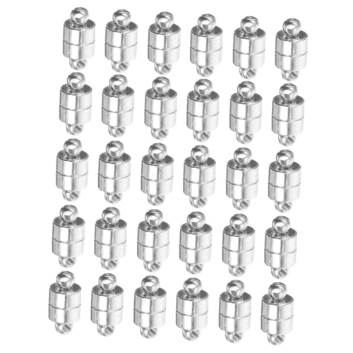 SEWOART 30 Stück Teiliges Kupfer Magnetverschlüsse für Schmuckherstellung Kompakte Langlebige Verschluss-connectoren für Armbänder und Halsketten Vielseitig Kompatibel und Reisetauglich SEWOART 30 Stück Teiliges Kupfer Magnetverschlüsse für Schmuckherstellung Kompakte Langlebige Verschluss-connectoren für Armbänder und Halsketten Vielseitig Kompatibel und Reisetauglich von SEWOART