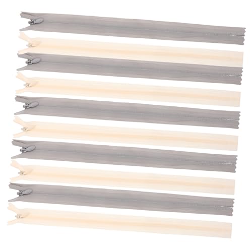 SEWOART 30 Stück Teiliges Nylon-nahtverdeckte Reißverschlüsse Geschlossener Abschluss Leicht zu Nähen Glatt Gleitend Vielseitig für Kleidung Kissen Diy-schneiderei und Handwerksprojekte von SEWOART