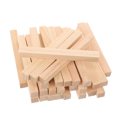 SEWOART 30 Stück Teiliges Quadratische Holzdübelstäbe Naturbelassen Vielseitig für DIY Bastelprojekte Handwerk Modellbau und Holzarbeiten zum Bemalen und Dekorieren SEWOART 30 Stück Teiliges Quadratische Holzdübelstäbe Naturbelassen Vielseitig für DIY Bastelprojekte Handwerk Modellbau und Holzarbeiten zum Bemalen und Dekorieren von SEWOART
