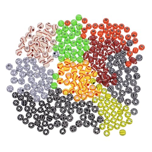 SEWOART 300 Stück Teiliges Acryl Leicht für DIY Schmuck Schlüsselanhänger Armbänder mit Baseball Basketball Fußball Volleyball Rugby Motiven für Basteln und Partydeko SEWOART 300 Stück Teiliges Acryl Leicht für DIY Schmuck Schlüsselanhänger Armbänder mit Baseball Basketball Fußball Volleyball Rugby Motiven für Basteln und Partydeko von SEWOART