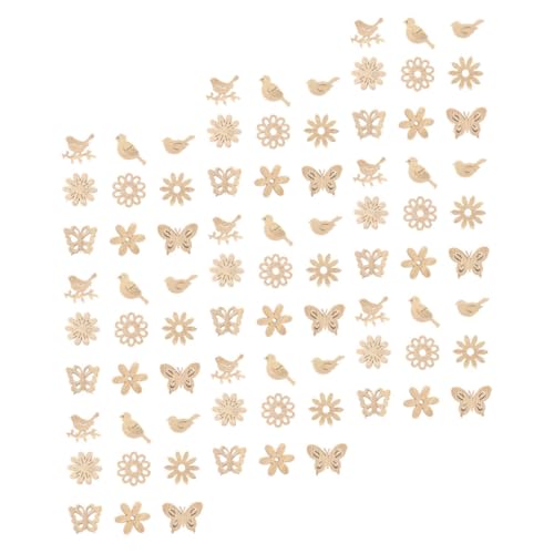 SEWOART 300 Stück Vintage Holzstreu Deko Cartoon Blumen und Vögel Holzscheiben DIY Basteln Scrapbooking Natürliche Holzornamente für Kreative Heimdekoration SEWOART 300 Stück Vintage Holzstreu Deko Cartoon Blumen und Vögel Holzscheiben DIY Basteln Scrapbooking Natürliche Holzornamente für Kreative Heimdekoration von SEWOART