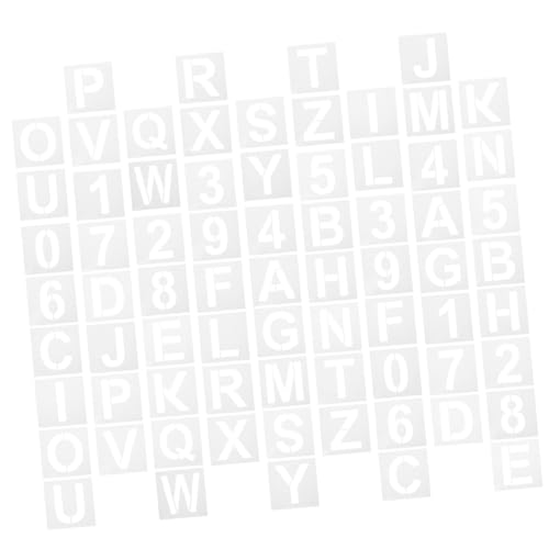 SEWOART 36 Stück Teiliges Buchstaben und Zahlenschablonen mit Hohlraumdesign Wiederverwendbar Präzise Spray Paint Stencils für Wandmalerei für Basteln und Schulprojekte SEWOART 36 Stück Teiliges Buchstaben und Zahlenschablonen mit Hohlraumdesign Wiederverwendbar Präzise Spray Paint Stencils für Wandmalerei für Basteln und Schulprojekte von SEWOART