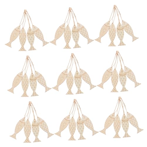 SEWOART 36 Stück Unlackierte Fischförmige Scheiben mit Löchern und Hanfseilen für Diy Projekte Hochzeiten Babypartys Geburtstagsfeiern und Dekorationen SEWOART 36 Stück Unlackierte Fischförmige Scheiben mit Löchern und Hanfseilen für Diy Projekte Hochzeiten Babypartys Geburtstagsfeiern und Dekorationen von SEWOART