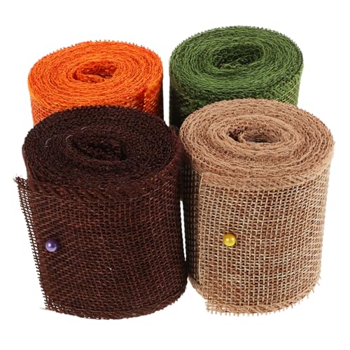 SEWOART 4 Rollen Dekoratives Band Stränge Schleife Weihnachtshandwerk Schneiden Zum Verpacken Girlande Weihnachtsband Natürliches Band Dekorate Hochzeitsbänder Weiß Dekoration SEWOART 4 Rollen Dekoratives Band Stränge Schleife Weihnachtshandwerk Schneiden Zum Verpacken Girlande Weihnachtsband Natürliches Band Dekorate Hochzeitsbänder Weiß Dekoration von SEWOART