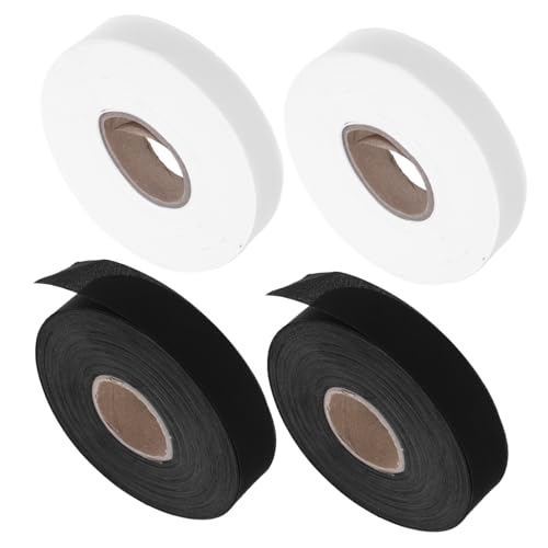 SEWOART 4 Rollen Twill Tape für Gardinen und Kleidung Strapazierfähiges DIY Nähzubehör Vielseitiges Umkettelband für Vorhangsäume Einfach zu Verarbeiten Dekorative Textilveredelung von SEWOART