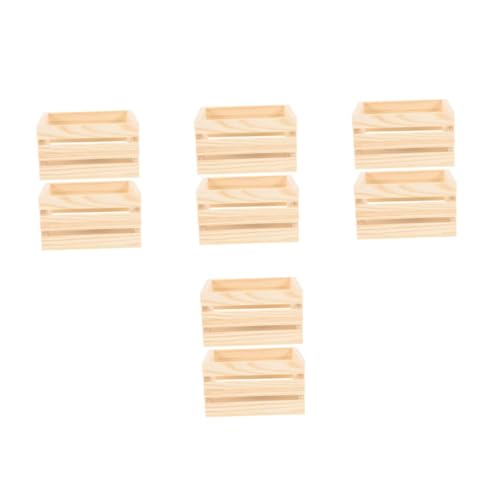 SEWOART 4 Sätze Miniatur Holzkiste Robuste Aufbewahrungskörbchen Aus Holz Vielseitig Für Puppenhaus Dekoration Garten Zubehör Miniatur Supermarkt Lebensmittel Und Getränke 2 Stück * 4 SEWOART 4 Sätze Miniatur Holzkiste Robuste Aufbewahrungskörbchen Aus Holz Vielseitig Für Puppenhaus Dekoration Garten Zubehör Miniatur Supermarkt Lebensmittel Und Getränke 2 Stück * 4 von SEWOART