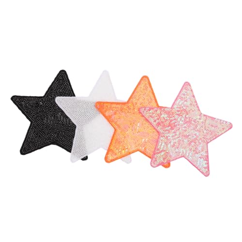 SEWOART 4 Stück Stern-patches Mit Pailletten: Klebeflicken Für Jacken, Hemden, Hüte – Pailletten-stern-applikationen Zum Selbernähen Und Zur Kleidungsdekoration SEWOART 4 Stück Stern-patches Mit Pailletten: Klebeflicken Für Jacken, Hemden, Hüte – Pailletten-stern-applikationen Zum Selbernähen Und Zur Kleidungsdekoration von SEWOART
