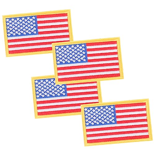 SEWOART 4 Stück Teiliges Flagge Aufnäher Bestickt Selbstklebend Aufnähen DIY Stoffpatches für Kleidung Rucksäcke Armbänder Praktische Amerikanische Flaggen Applikationen SEWOART 4 Stück Teiliges Flagge Aufnäher Bestickt Selbstklebend Aufnähen DIY Stoffpatches für Kleidung Rucksäcke Armbänder Praktische Amerikanische Flaggen Applikationen von SEWOART
