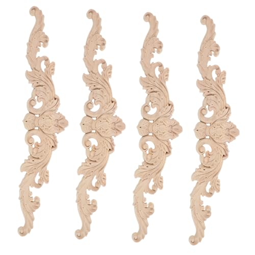 SEWOART 4 Stück Teiliges Holzapplikationen aus Massivem Holz Geschnitzte Dekorative Möbel Onlays Unbemalte Europäische Design Applikationen für Bettgestell Schrank Tür und Wand Langlebige SEWOART 4 Stück Teiliges Holzapplikationen aus Massivem Holz Geschnitzte Dekorative Möbel Onlays Unbemalte Europäische Design Applikationen für Bettgestell Schrank Tür und Wand Langlebige von SEWOART