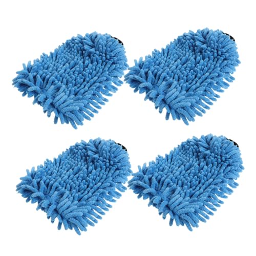 SEWOART 4 Stück Teiliges Mikrofaser-Auto-waschhandschuh- Saugfähige Chenille-Detailing-Handschuhe mit Netzstruktur Ergonomisch Kratzfrei Wiederverwendbar für Auto Motorrad Möbelpflege SEWOART 4 Stück Teiliges Mikrofaser-Auto-waschhandschuh- Saugfähige Chenille-Detailing-Handschuhe mit Netzstruktur Ergonomisch Kratzfrei Wiederverwendbar für Auto Motorrad Möbelpflege von SEWOART