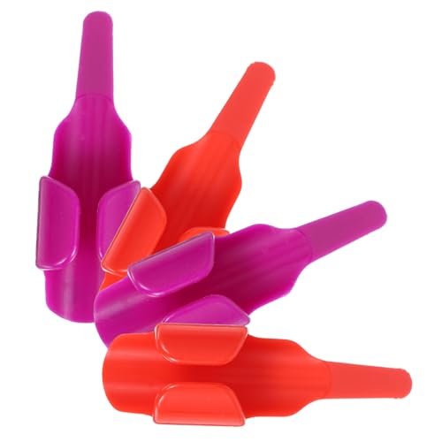 SEWOART 4 Stück Teiliges Nähfinger Schutzset Rutschfest Ergonomisch für Präzises Nähen von Stoffen Diy Bastelwerkzeuge für Zuhause Rot und Lila Leicht und Tragbar SEWOART 4 Stück Teiliges Nähfinger Schutzset Rutschfest Ergonomisch für Präzises Nähen von Stoffen Diy Bastelwerkzeuge für Zuhause Rot und Lila Leicht und Tragbar von SEWOART