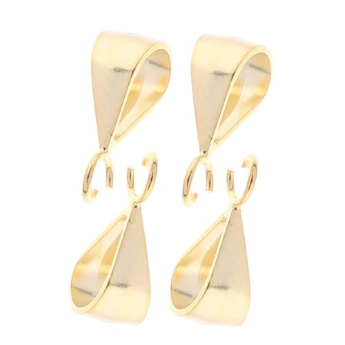 SEWOART 4 Stück Teiliges Sterlingsilber Anhängerverbinder Robuster Pinch Bail Clip mit Eleganter Schmuckverbinder für DIY Halsketten und Ohrringe Einfache Befestigung und Langlebiges SEWOART 4 Stück Teiliges Sterlingsilber Anhängerverbinder Robuster Pinch Bail Clip mit Eleganter Schmuckverbinder für DIY Halsketten und Ohrringe Einfache Befestigung und Langlebiges von SEWOART