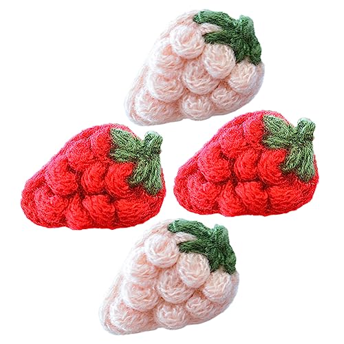 SEWOART 4 Stück Teiliges Stoff Erdbeer Applikationen für DIY Kleidung Dekorationen Weiche Textur Hautfreundlich Vielseitig Einsetzbar für Taschen Hüte Kostüme und Accessoires Charmante SEWOART 4 Stück Teiliges Stoff Erdbeer Applikationen für DIY Kleidung Dekorationen Weiche Textur Hautfreundlich Vielseitig Einsetzbar für Taschen Hüte Kostüme und Accessoires Charmante von SEWOART
