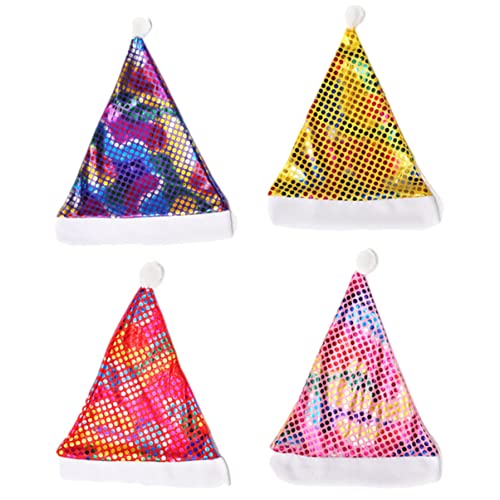 SEWOART Weihnachten Santa Hut Erwachsene Weihnachten Kappe Pailletten Weichen Stoff Santa Claus SEWOART Weihnachten Santa Hut Erwachsene Weihnachten Kappe Pailletten Weichen Stoff Santa Claus von SEWOART