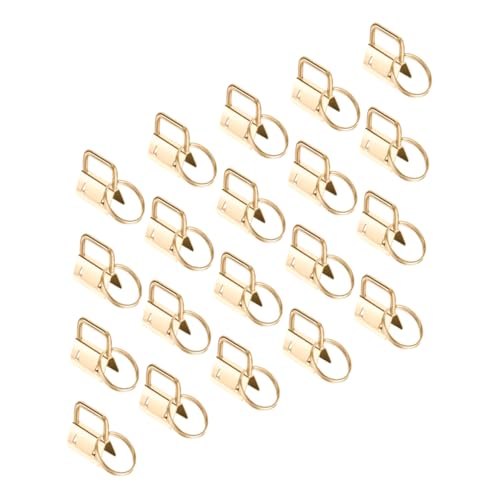 SEWOART 40 Stück Teiliges Schlüsselring Endklemmen Hellgold Metallverschluss für DIY Taschenbänder Armband Clips Rostfrei Leicht und Kompakt für Schlüsselanhänger und Bastelbedarf SEWOART 40 Stück Teiliges Schlüsselring Endklemmen Hellgold Metallverschluss für DIY Taschenbänder Armband Clips Rostfrei Leicht und Kompakt für Schlüsselanhänger und Bastelbedarf von SEWOART