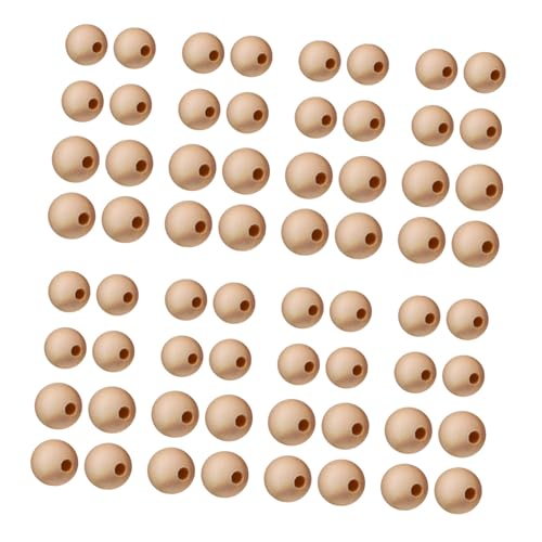 SEWOART 400 Stück Holzperlen Große Bohrung Runde Natürliche Unbehandelte Handgefertigte Holzperlen für DIY Schmuck Basteln Armband Halskette Zubehör SEWOART 400 Stück Holzperlen Große Bohrung Runde Natürliche Unbehandelte Handgefertigte Holzperlen für DIY Schmuck Basteln Armband Halskette Zubehör von SEWOART
