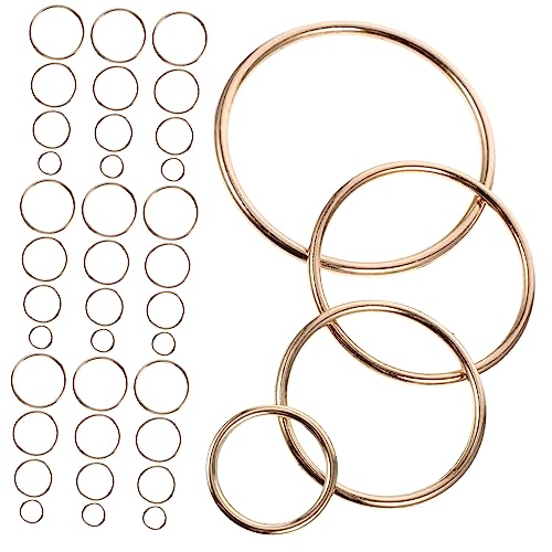 SEWOART 40Stücke O Ringe Robuste Nahtlose Verbindungsringe für DIY Projekte Schlüsselanhänger und Camping Verschiedene Innenmaße SEWOART 40Stücke O Ringe Robuste Nahtlose Verbindungsringe für DIY Projekte Schlüsselanhänger und Camping Verschiedene Innenmaße von SEWOART