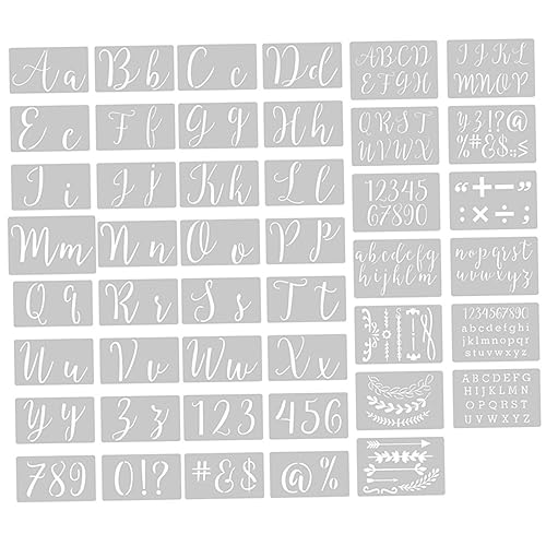 SEWOART Malerei Schablonen 45 Stück Englische Alphabet Vorlagen Schablonen Für Kinder Neuartige Malvorlagen DIY Bastelschablonen Praktische Zeichenvorlagen Tragbare Malschablonen 26 Buchstaben SEWOART Malerei Schablonen 45 Stück Englische Alphabet Vorlagen Schablonen Für Kinder Neuartige Malvorlagen DIY Bastelschablonen Praktische Zeichenvorlagen Tragbare Malschablonen 26 Buchstaben von SEWOART