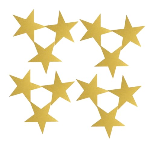 SEWOART 48 Stück Teiliges Glitzerpapier Sternen Stabile Diy Papiersterne zum Ausschneiden für Klassenzimmer Pinnwände Kreative Wanddekoration und Künstlerische Gestaltung mit Schreib und von SEWOART